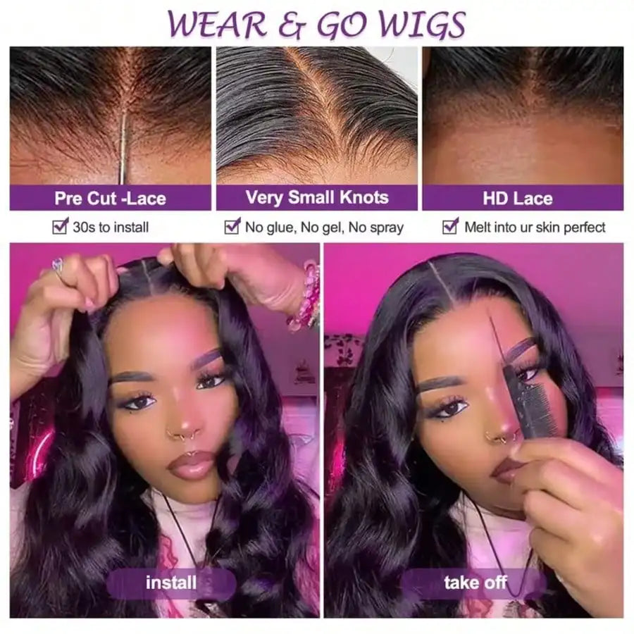 Lace Frontal Wigs 4x4 Lace Closure Wig