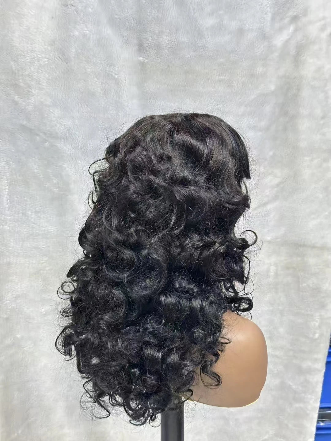 200 Density Loose Deep Wave  Lace Front curly Wigs