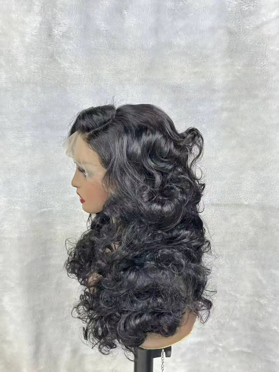 30 Inch Curly Water Wave Human Hair wig