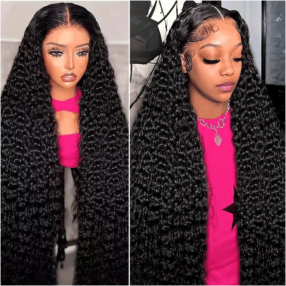Deep Wave Human Hair 5x5 Lace Front Wig
