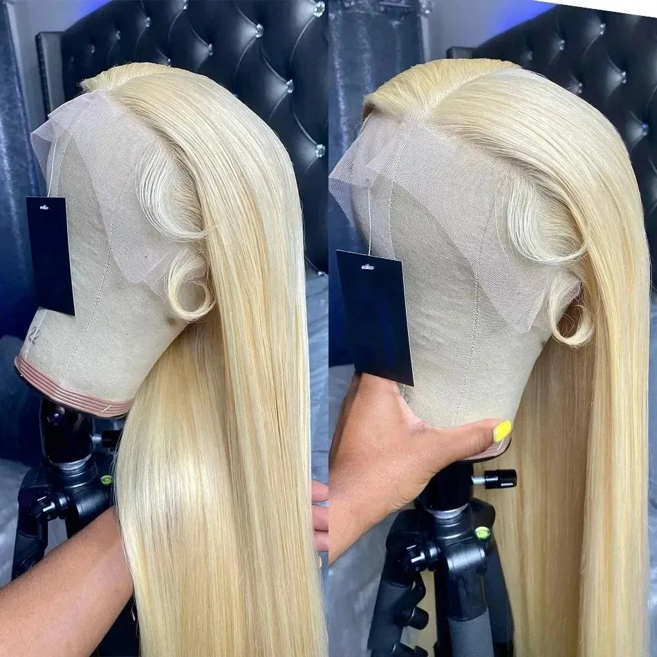 Grey Colored Straight Lace Front Wigs 13x4 180 Density PrePlucked Hd Lace Frontal Wigs Glueless For Women Synthetic And Blend