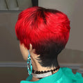 Pixie Cut Wig Human Hair Short Human Hair Wigs for Women Full Machine Wig Blonde 1b/27 Short Wigs