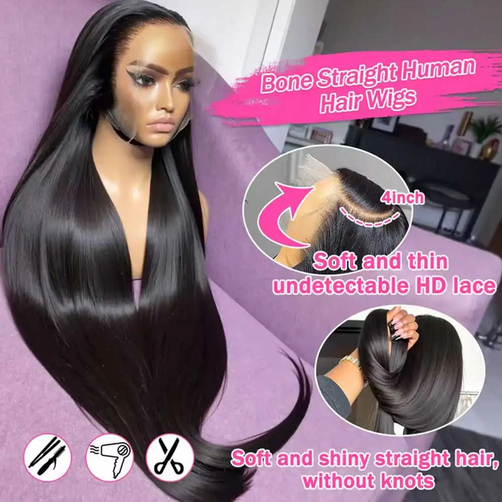 Straight Human Hair Wigs