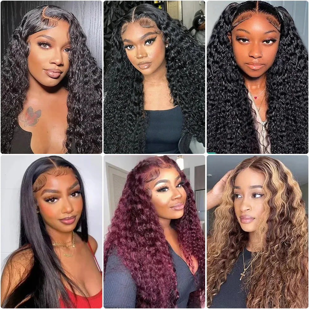 Deep Wave Human Hair 5x5 Lace Front Wig