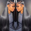 200% Real Density Bone Straight Hd Transparent 13x6 Hd Lace Frontal Wig Brazilian 13x4 Hd Lace Front Human Hair Wigs For Women