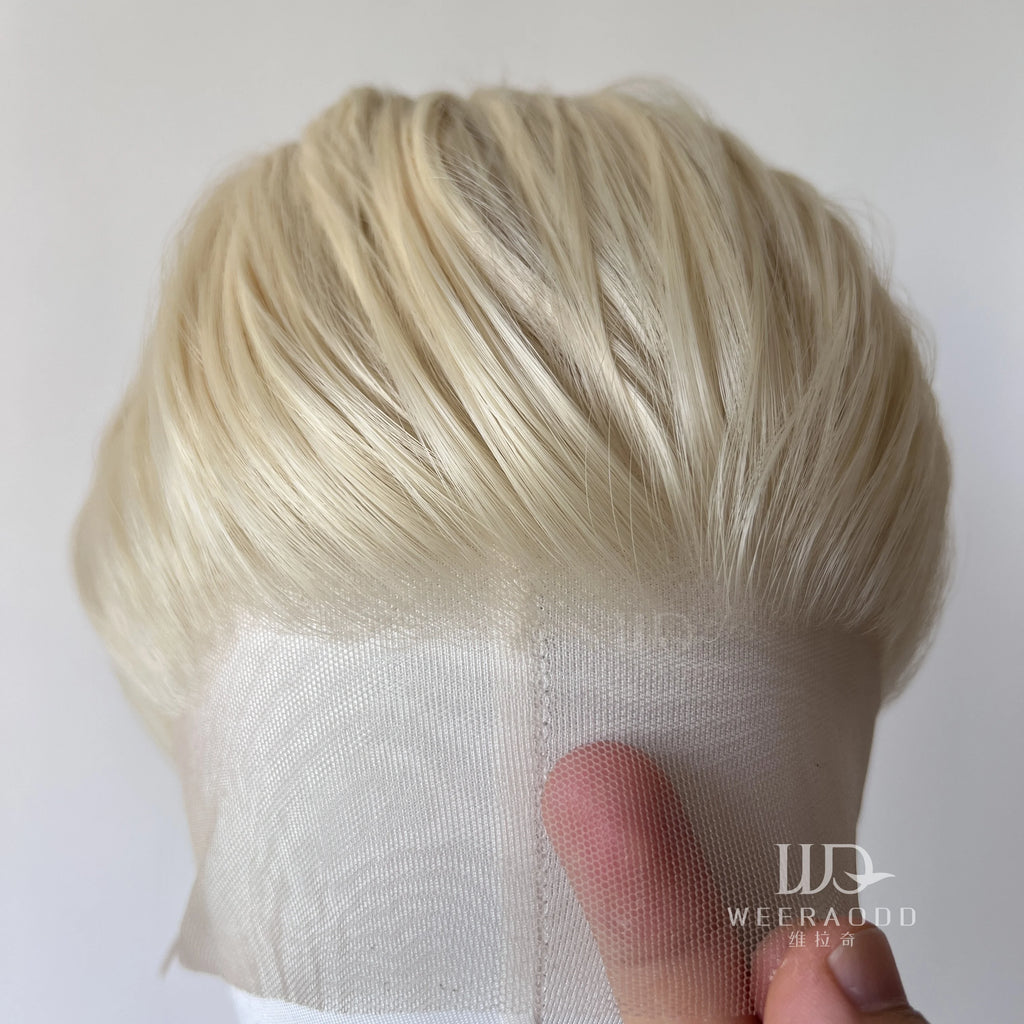 Light Blonde Color Synthetic Full Lace Wigs for Black Women Heat Resistant 26 Inch Long Straight Full Hand Tied Free Part 150%