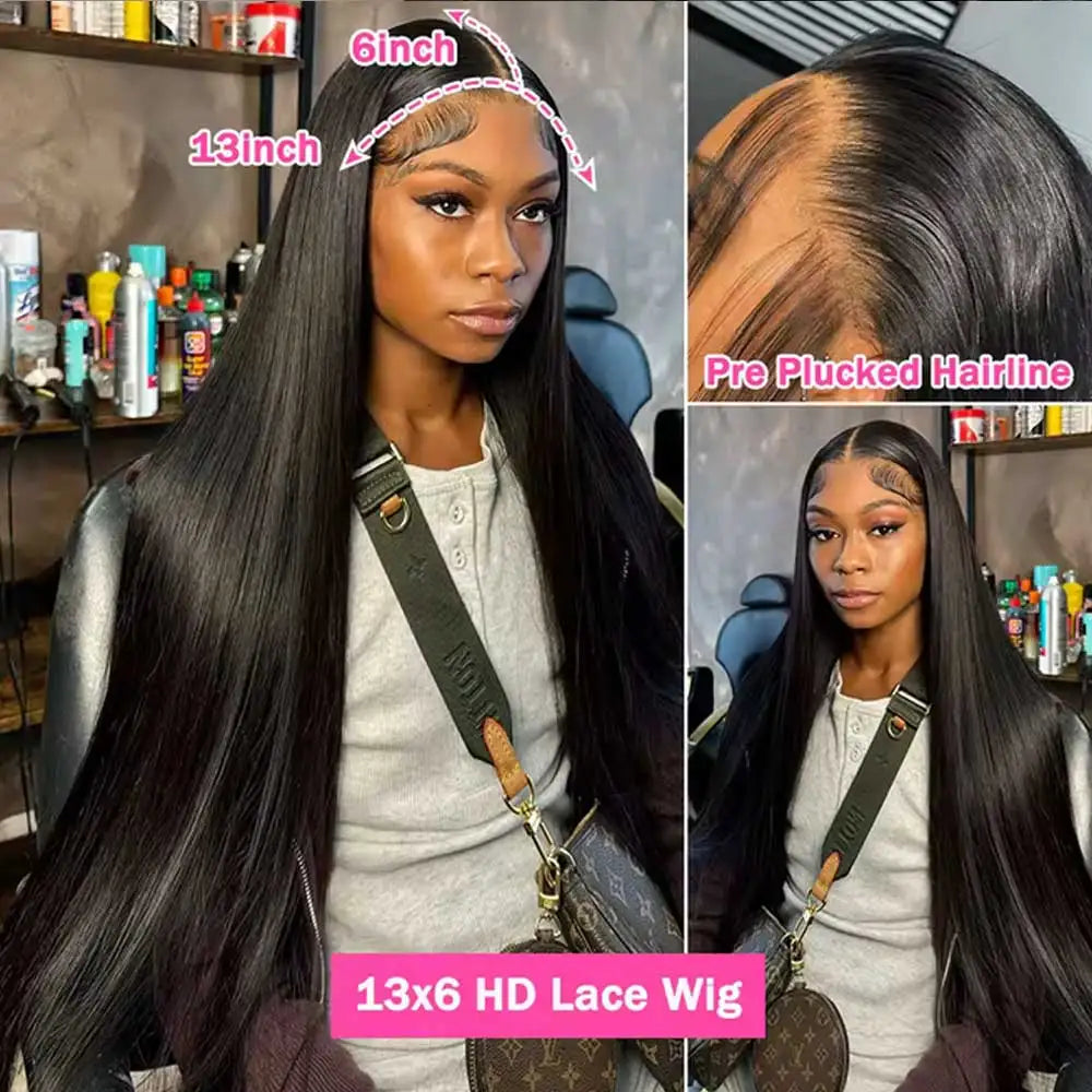 Straight Human Hair Wigs