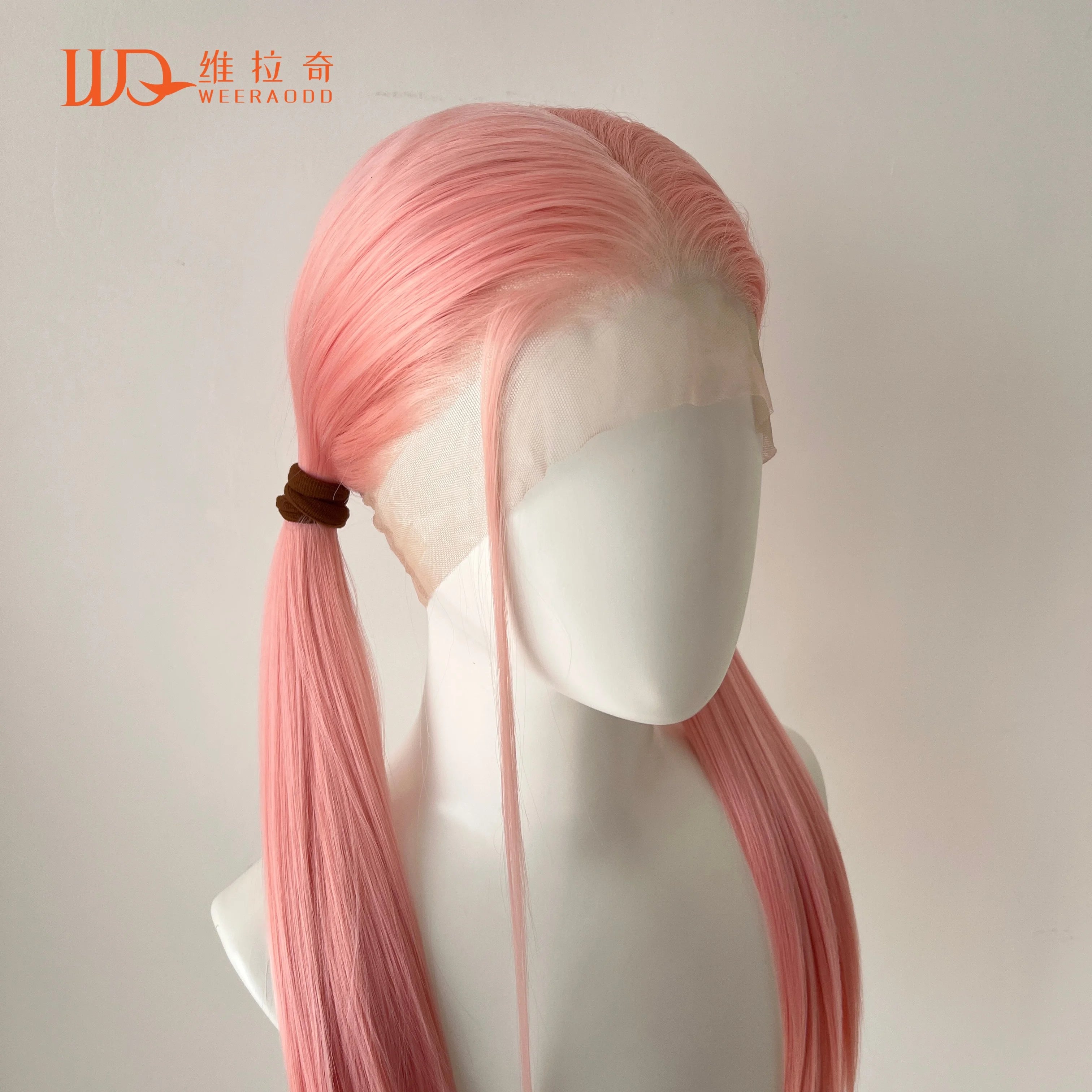 Light Blonde Color Synthetic Full Lace Wigs for Black Women Heat Resistant 26 Inch Long Straight Full Hand Tied Free Part 150%