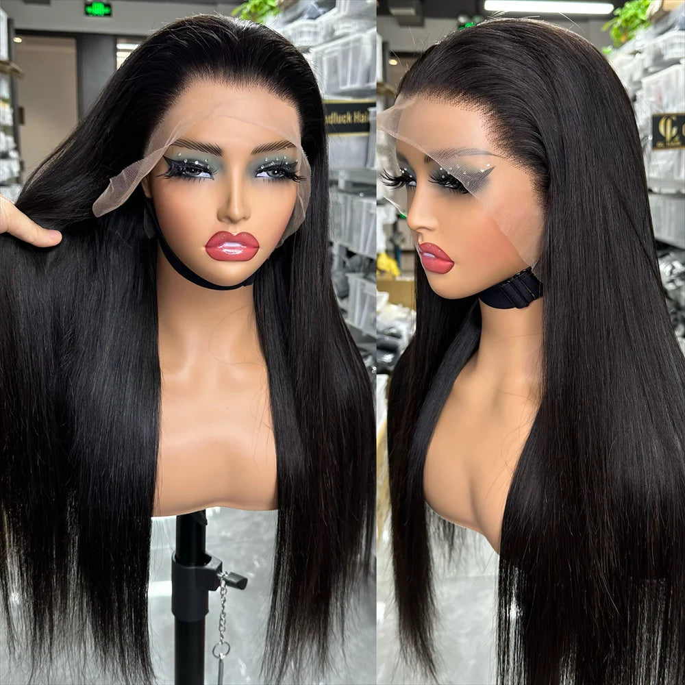 250 Density 13x4 5x5 Real Hd Lace Frontal Wigs Brazilian 32 34 Inch Deep Curly Human Hair Wigs 100% For Black Women Preplucked
