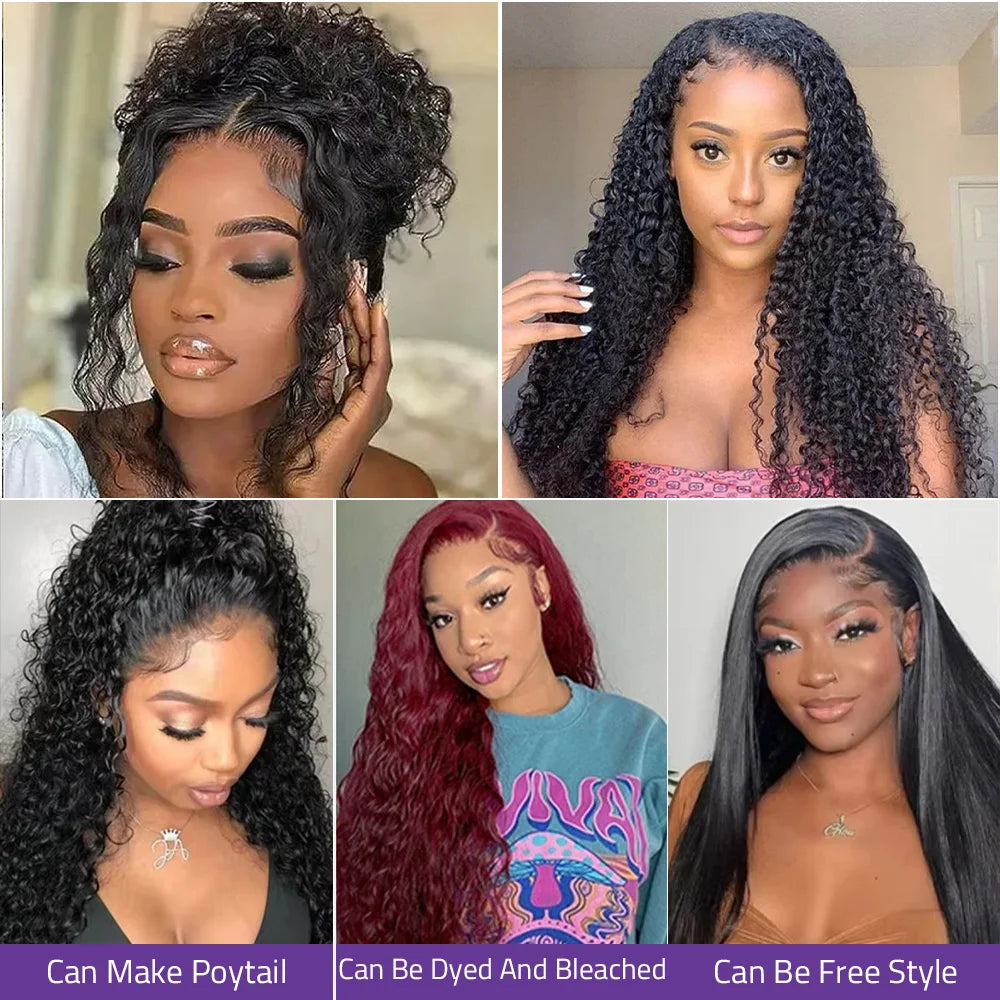 Deep Wave Human Hair 5x5 Lace Front Wig