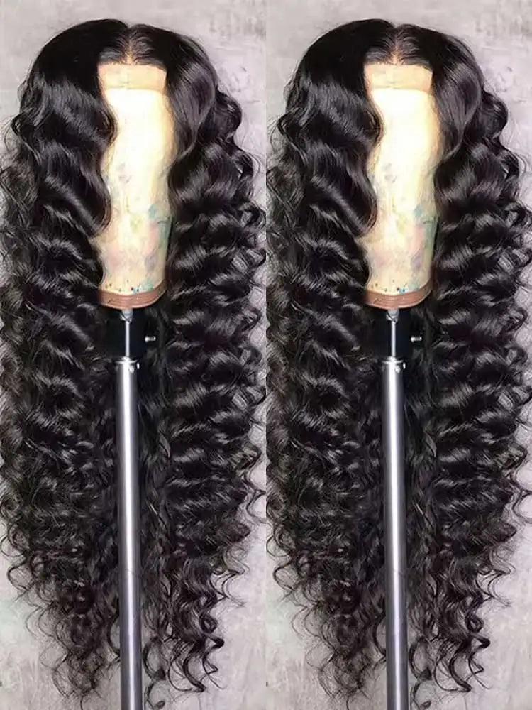 Deep Wave 13x6 Lace Front Human Hair Wigs
