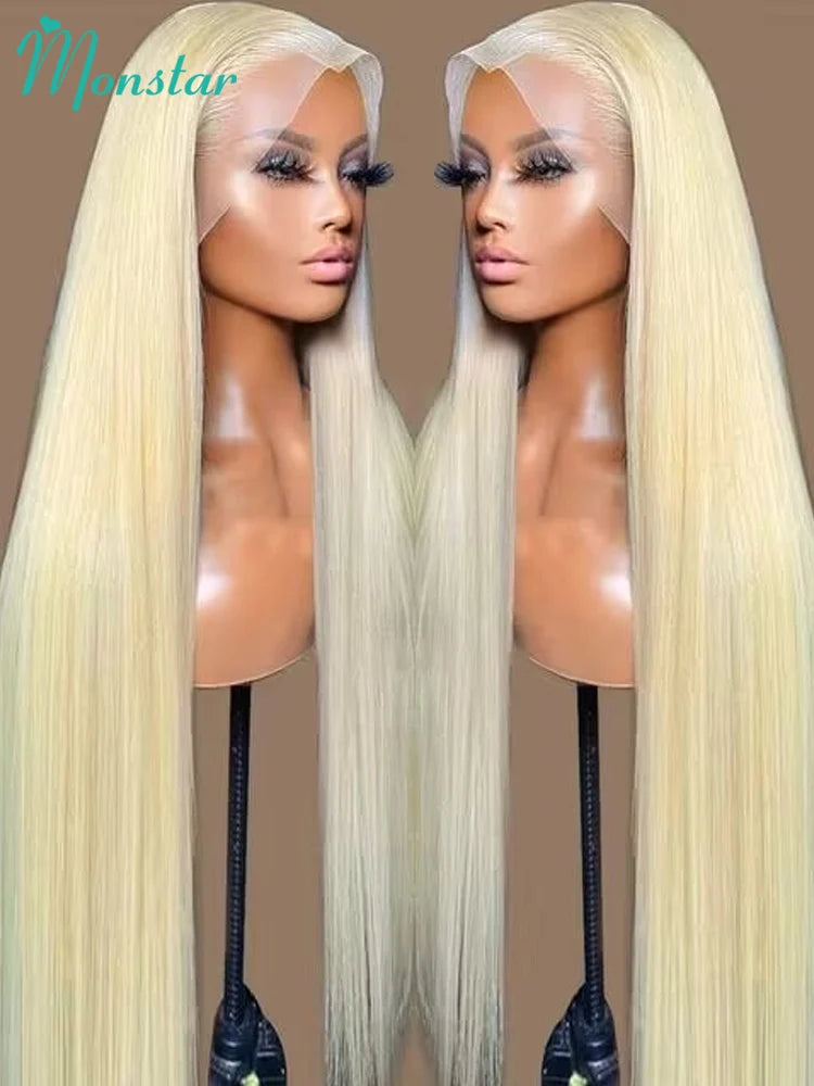 Honey Blonde Color Lace Front Human Hair Wigs