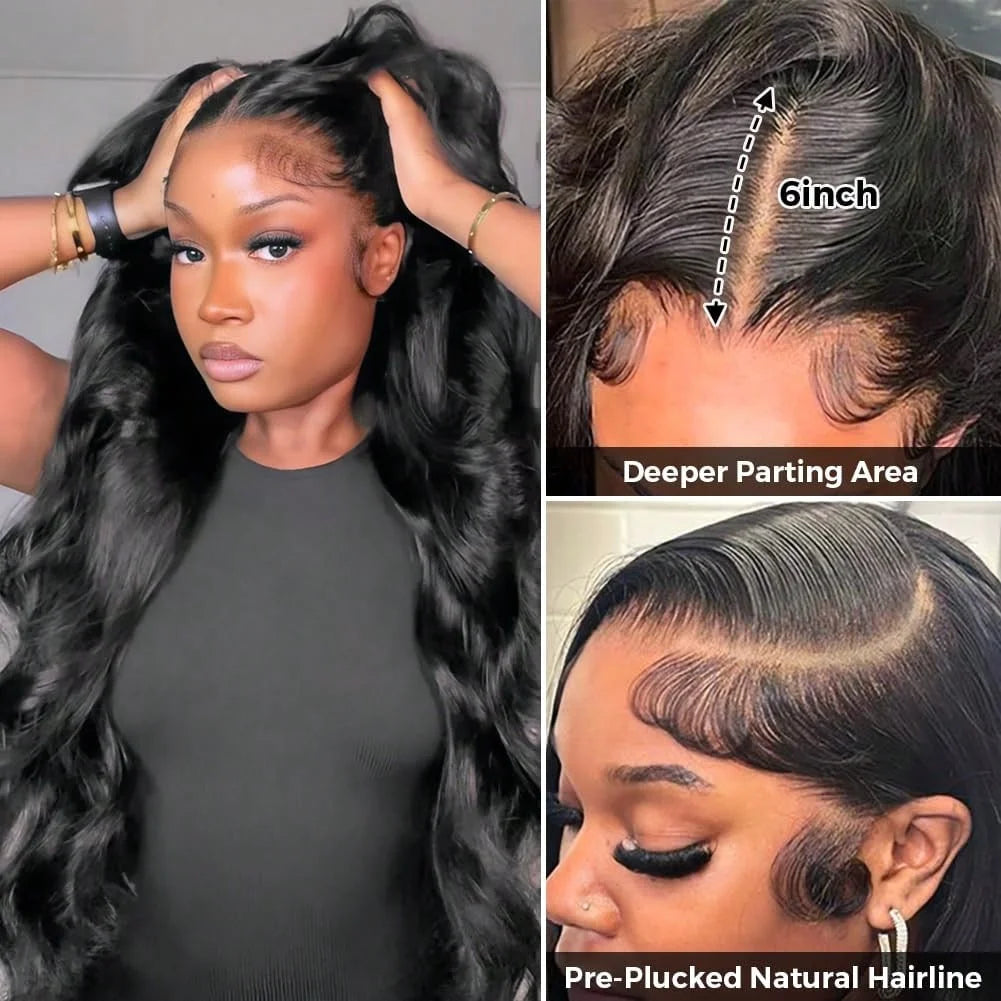 13x4 HD Transparent Lace Front Wigs