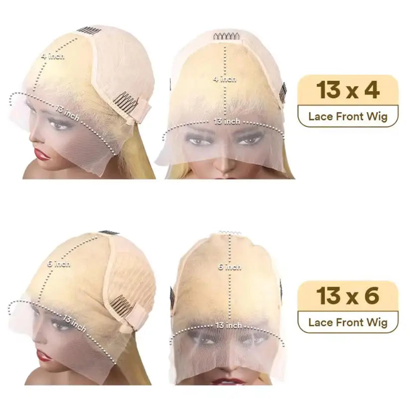 Blonde Bone Straight Human Hair Wig