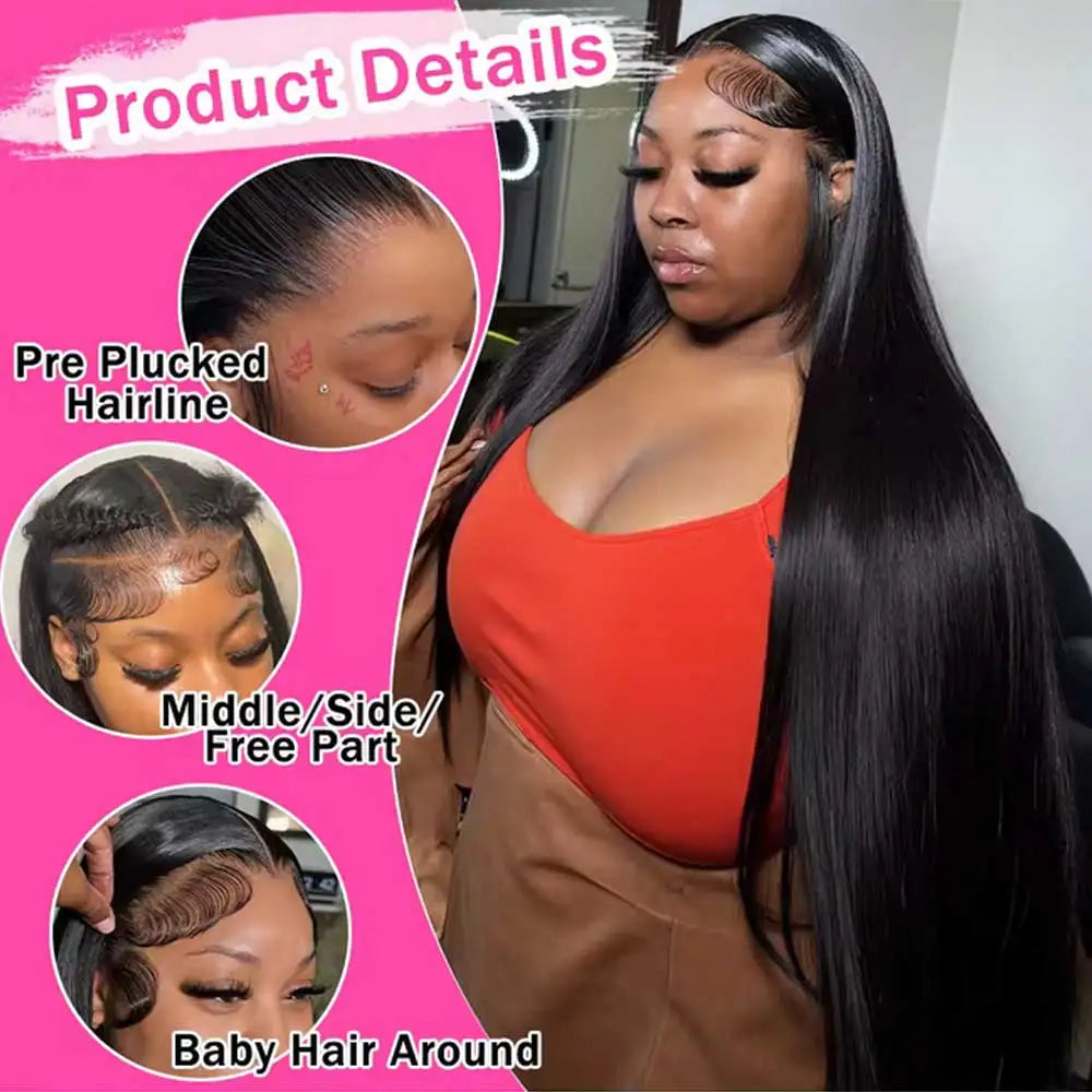 Straight Human Hair Wigs