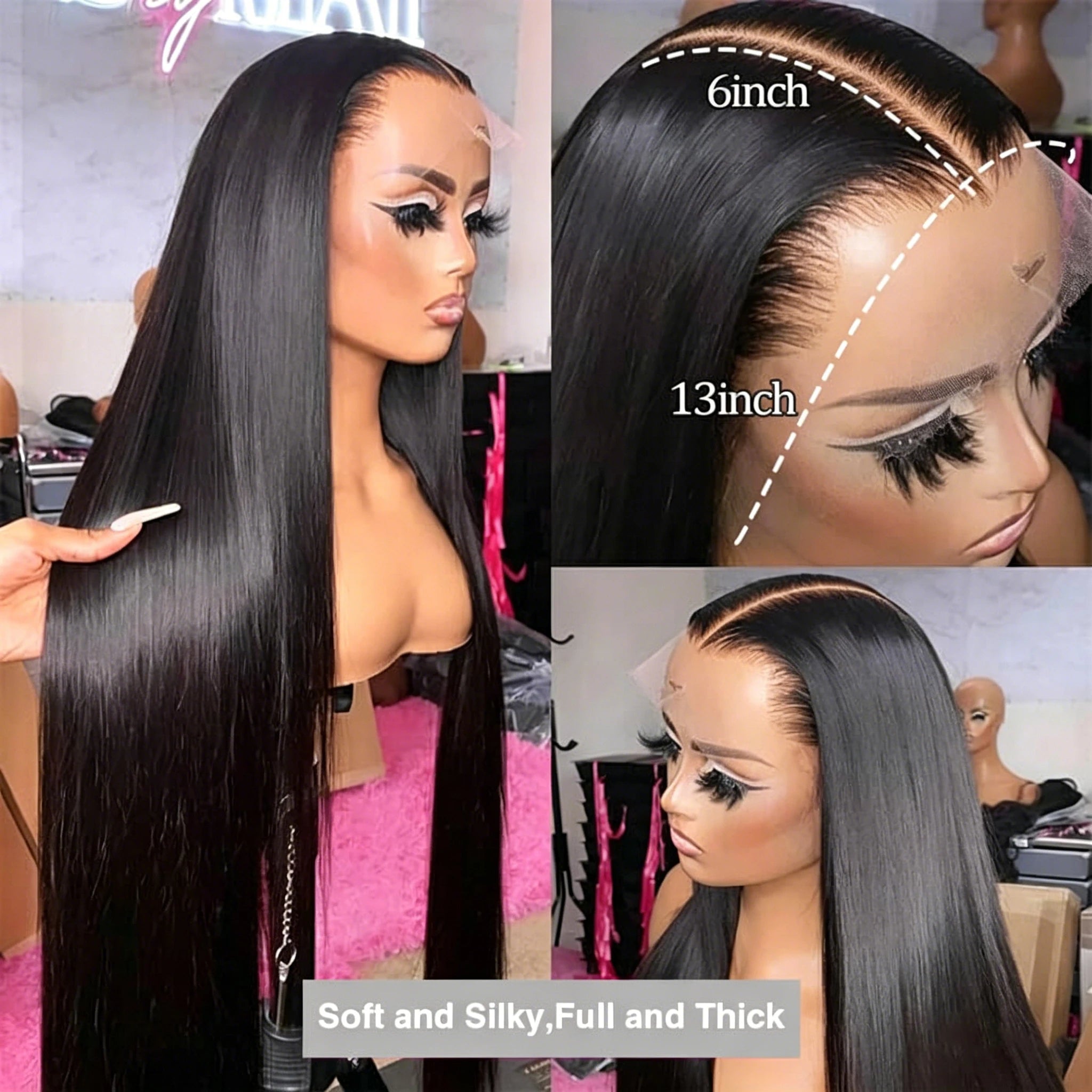 Straight Human Hair Wigs