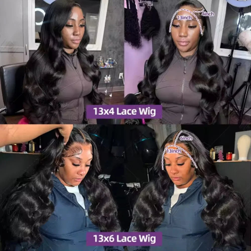 13x6 Body Wave Lace frontal Wig