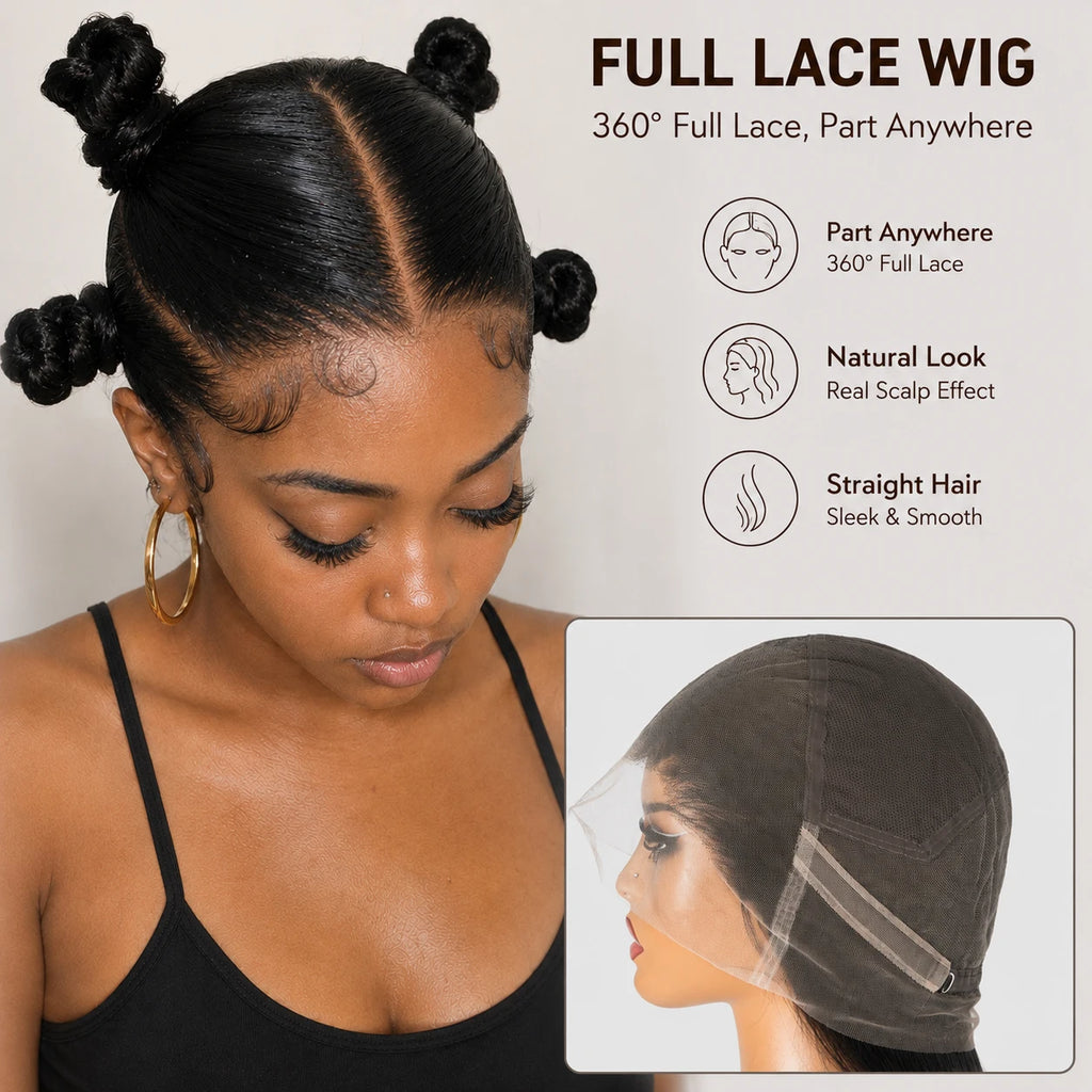 Premium 100% Human Hair Deep Wave Real Full Lace Wigs Brazilian Curly Front Wig PrePlucked Invisible Fake Scalp Salon Quality