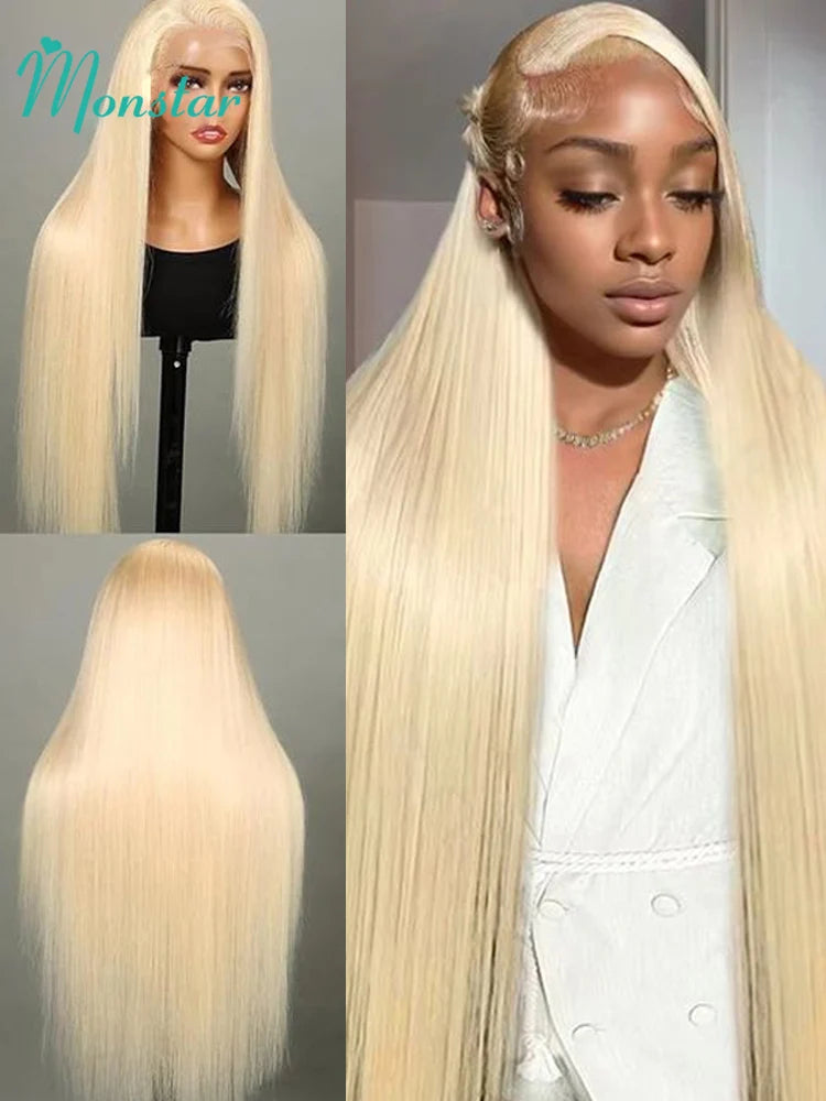 Honey Blonde Color Lace Front Human Hair Wigs